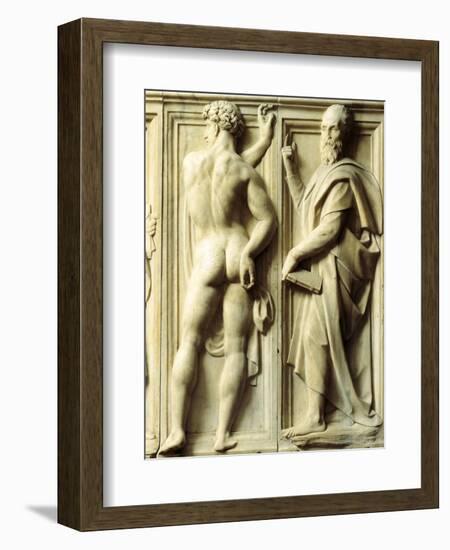 Prophet and Nude Figures-Baccio Bandinelli-Framed Giclee Print