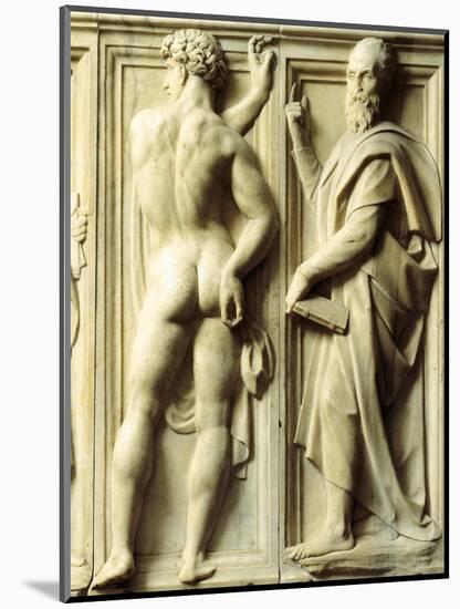 Prophet and Nude Figures-Baccio Bandinelli-Mounted Giclee Print