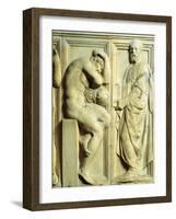 Prophet and Nude Figures-Baccio Bandinelli-Framed Giclee Print