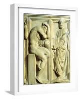 Prophet and Nude Figures-Baccio Bandinelli-Framed Giclee Print