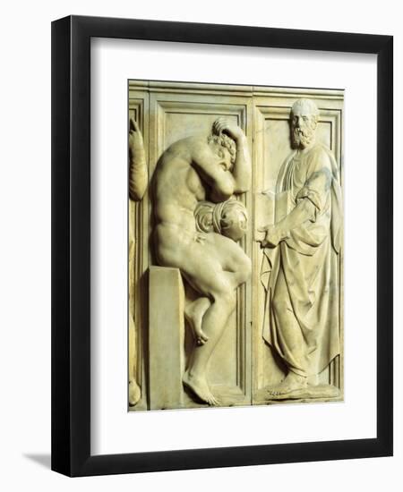 Prophet and Nude Figures-Baccio Bandinelli-Framed Giclee Print