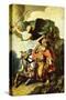 Prophet Balaam and the Donkey-Rembrandt van Rijn-Stretched Canvas