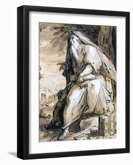 Prophet, C1600-Hendrik Goltzius-Framed Giclee Print