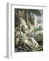 Prophet Elijah Fed by Birds While Hiding in the Wilderness-null-Framed Giclee Print