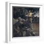 Prophet Elijah in the Desert Awakened by an Angel-Giovanni Lanfranco-Framed Art Print