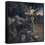 Prophet Elijah in the Desert Awakened by an Angel-Giovanni Lanfranco-Framed Stretched Canvas