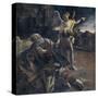 Prophet Elijah in the Desert Awakened by an Angel-Giovanni Lanfranco-Stretched Canvas