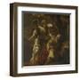 Prophet Elijah Visited by an Angel-Ferdinand Bol-Framed Art Print