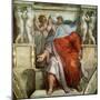 Prophet Ezekiel, 1508-12 (Fresco)-Michelangelo Buonarroti-Mounted Giclee Print