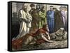 Prophet Ezekiel Telling About His Visions from God-null-Framed Stretched Canvas