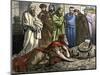 Prophet Ezekiel Telling About His Visions from God-null-Mounted Giclee Print