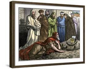 Prophet Ezekiel Telling About His Visions from God-null-Framed Giclee Print