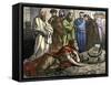 Prophet Ezekiel Telling About His Visions from God-null-Framed Stretched Canvas