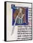 Prophet Hosea with scroll, Bible-French-Framed Stretched Canvas