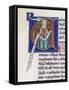 Prophet Hosea with scroll, Bible-French-Framed Stretched Canvas