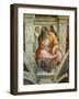 Prophet Jeremiah, 1508-12 (Fresco)-Michelangelo Buonarroti-Framed Giclee Print