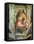 Prophet Jeremiah, 1508-12 (Fresco)-Michelangelo Buonarroti-Framed Stretched Canvas