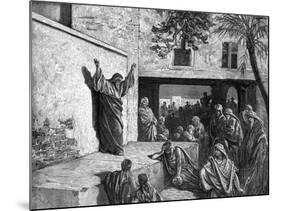 Prophet Micah, engraving by Gustave Doré - Bible-Gustave Dore-Mounted Giclee Print