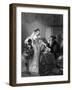 Prophet of St Paul's Reading a Woman's Palm-AE Chalon-Framed Art Print