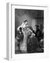 Prophet of St Paul's Reading a Woman's Palm-AE Chalon-Framed Art Print