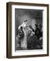 Prophet of St Paul's Reading a Woman's Palm-AE Chalon-Framed Art Print