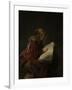 Prophetess Hannah-Rembrandt van Rijn-Framed Art Print