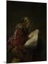 Prophetess Hannah-Rembrandt van Rijn-Mounted Art Print