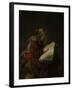 Prophetess Hannah-Rembrandt van Rijn-Framed Art Print