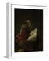 Prophetess Hannah-Rembrandt van Rijn-Framed Art Print