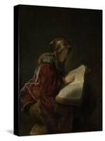 Prophetess Hannah-Rembrandt van Rijn-Stretched Canvas