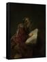 Prophetess Hannah-Rembrandt van Rijn-Framed Stretched Canvas