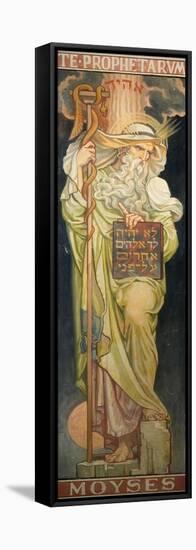 Prophets from the Old Testament: Moses, c.1910-Frederic James Shields-Framed Stretched Canvas