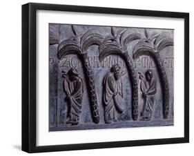 Prophets in Paradise of Palms, Bronze Panels from St Ranieri's Door-Bonanno Pisano-Framed Giclee Print