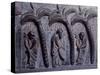 Prophets in Paradise of Palms, Bronze Panels from St Ranieri's Door-Bonanno Pisano-Stretched Canvas