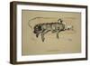 Propitation, 1930, 1st Edition of Sleeping Partners-Cecil Aldin-Framed Giclee Print