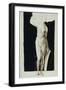 Proportion Study of Female Nude with a Shield, 1500-Albrecht Dürer-Framed Giclee Print