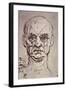 Proportions of the Face-Leonardo da Vinci-Framed Giclee Print