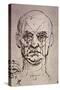 Proportions of the Face-Leonardo da Vinci-Stretched Canvas