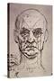 Proportions of the Face-Leonardo da Vinci-Stretched Canvas