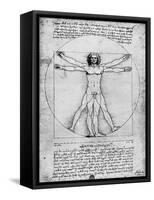 Proportions of the Human Figure, C1492-Albrecht Durer-Framed Stretched Canvas