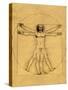 Proportions of the Human Figure-Leonardo da Vinci-Stretched Canvas