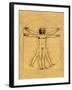 Proportions of the Human Figure-Leonardo da Vinci-Framed Giclee Print