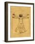 Proportions of the Human Figure-Leonardo da Vinci-Framed Giclee Print