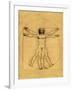 Proportions of the Human Figure-Leonardo da Vinci-Framed Giclee Print