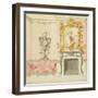 Proposal for a Drawing Room Interior, 1755-60-John Linnell-Framed Giclee Print