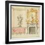 Proposal for a Drawing Room Interior, 1755-60-John Linnell-Framed Giclee Print