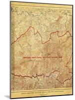 Proposal for Great Smoky Mountains National Park - Panoramic Map-Lantern Press-Mounted Art Print
