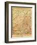 Proposal for Great Smoky Mountains National Park - Panoramic Map-Lantern Press-Framed Art Print