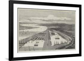 Proposed Docks at Northfleet-null-Framed Giclee Print