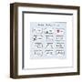 Proposed Facebook Buttons-Reza Farazmand-Framed Art Print